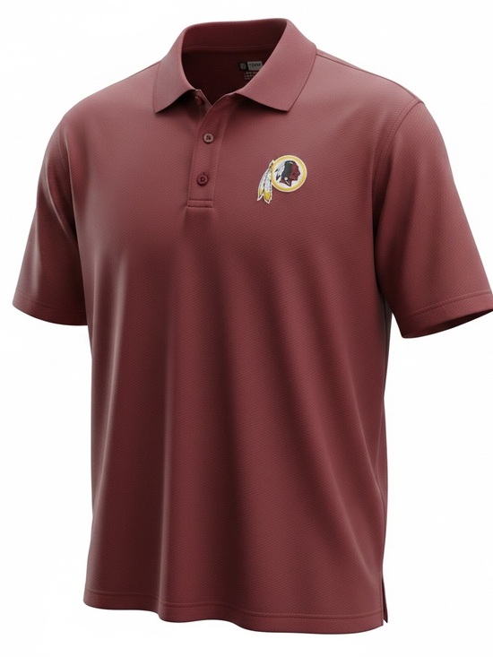 NFL Other - NFL Washington Redskins Men’s Maroon Polo with Team Patch